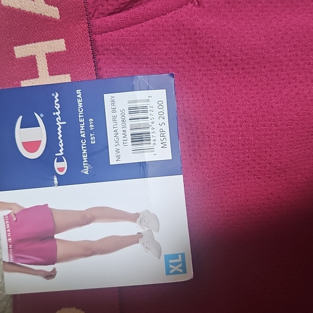 Champion Women's Pink Shorts - Picture 3 of 8